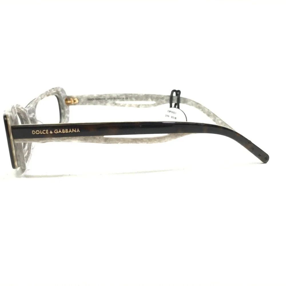 Dolce & Gabbana DG3086 1605 Eyeglasses Frames Ivory Brown Tortoise 50-16-135